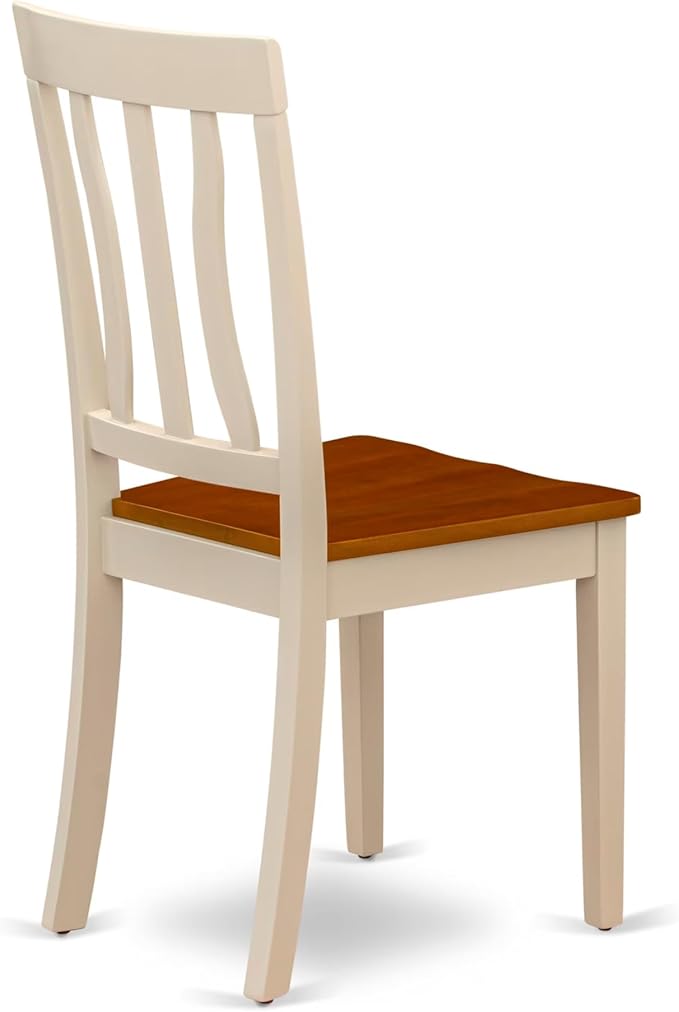 East West Furniture DLAN3-BMK-W 3 Piece Dinette Set - Image 10