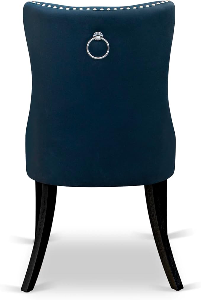 East West Furniture LGDA7-BLK-29 7 Piece Dining Set Consists of a Rectangle - Image 11