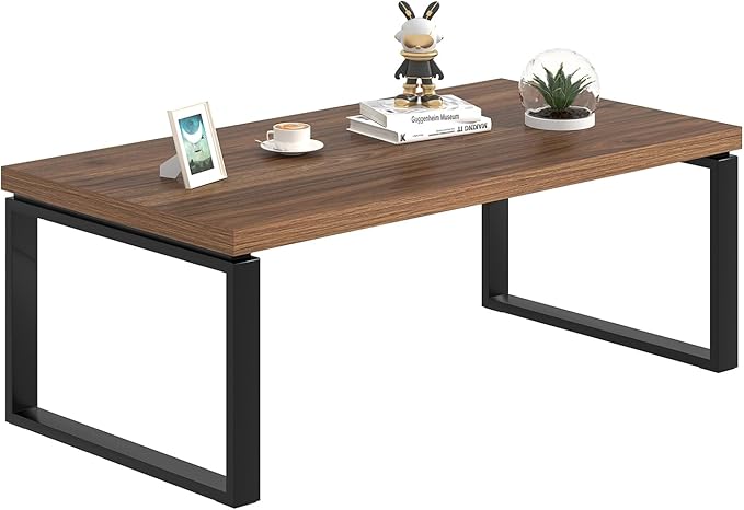 EXCEFUR Modern Coffee Table, Industrial Center Table - Image 8