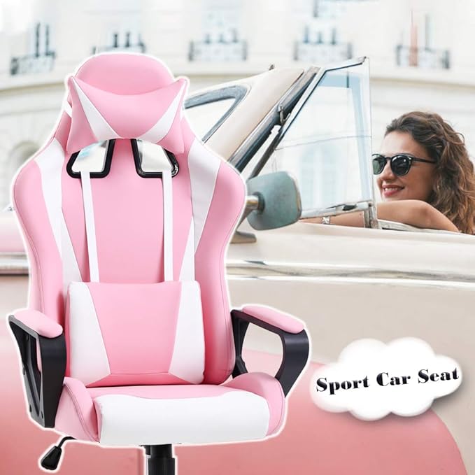 Gaming Chair Office Chair Desk Chair Ergonomic Executive Swivel Rolling - Image 6