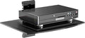 suptek Glass Floating Shelf, 1 Tier Media Shelf by suptek