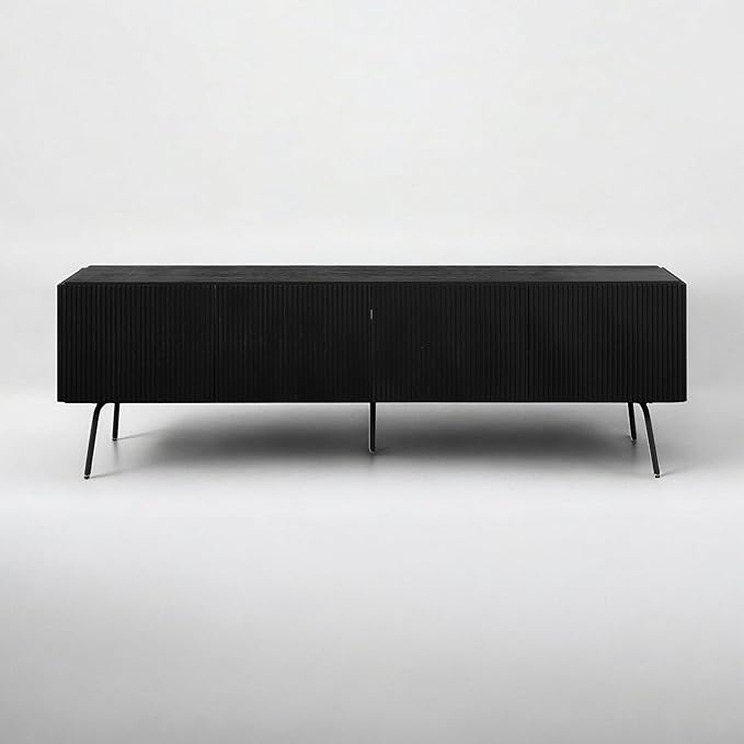 NTC Veil TV Stand with 4 Doors for TVs up to 75’’, Media Console with Vertical - Image 8