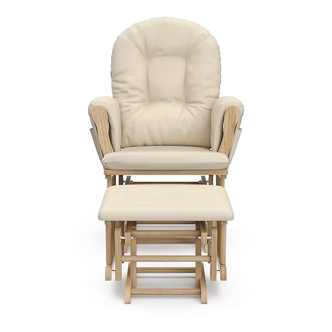 Storkcraft Premium Hoop Glider & Ottoman — GREENGUARD Gold Certified Nursery - Image 11