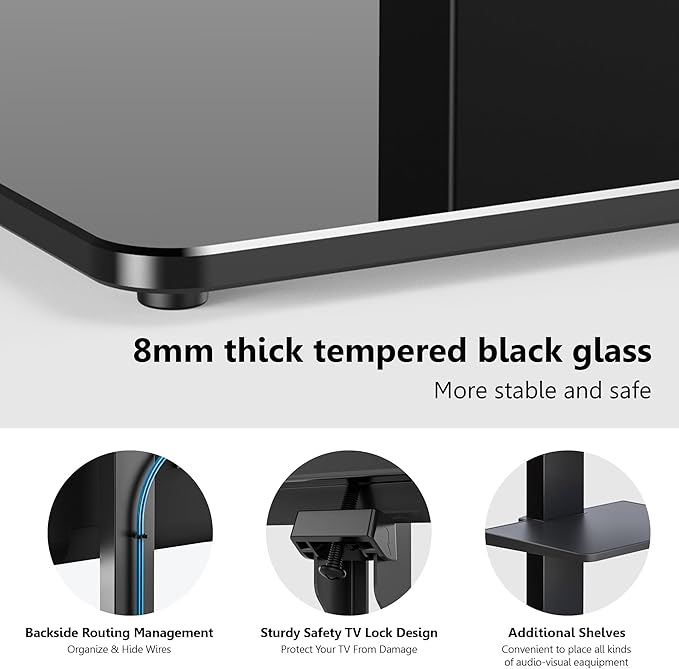 FITUEYES Swivel Floor TV Stand - Image 2