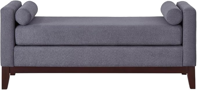 24KF Large Upholstered Boucle Fabric Ottoman - Image 7