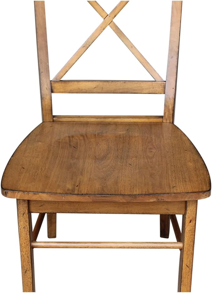 International Concepts Set of Two X-Back Dining Chair - Image 8