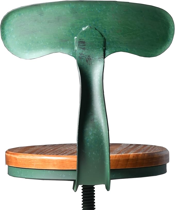 Topower Farmhouse Kitchen Stool, Industrial Counter Stool, Kitchen Deco Round - Image 6
