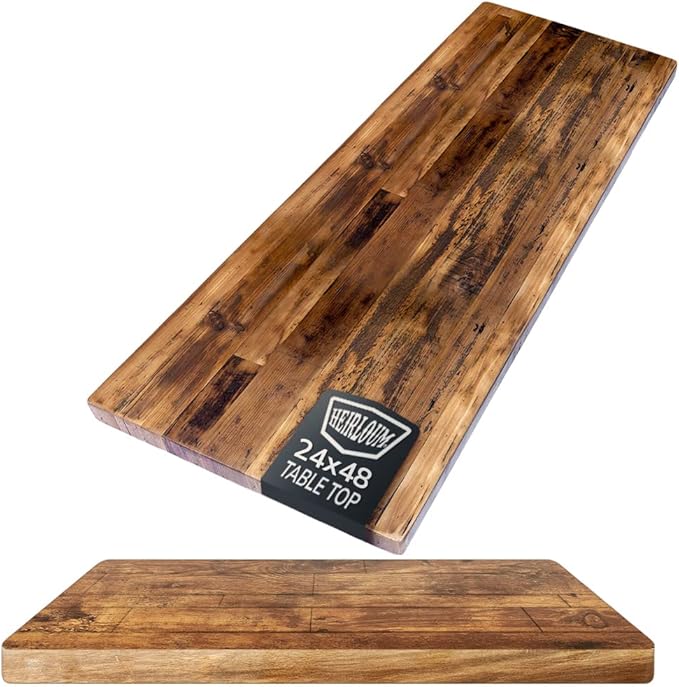 Reclaimed Wood Table Top by Heirloum