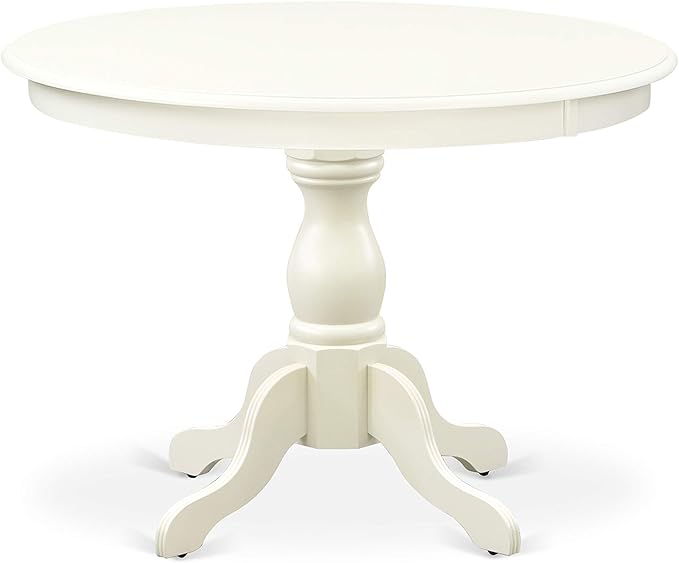 East West Furniture HBDA5-LWH-W 5 Piece Dinette Set - Image 3