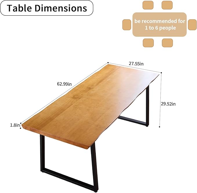 Solid Wood Administrative Computer Desk - Image 3
