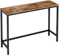 39.4” Console Table, Hallway Entrance Table Sofa Table Behind Couch, by Timberer