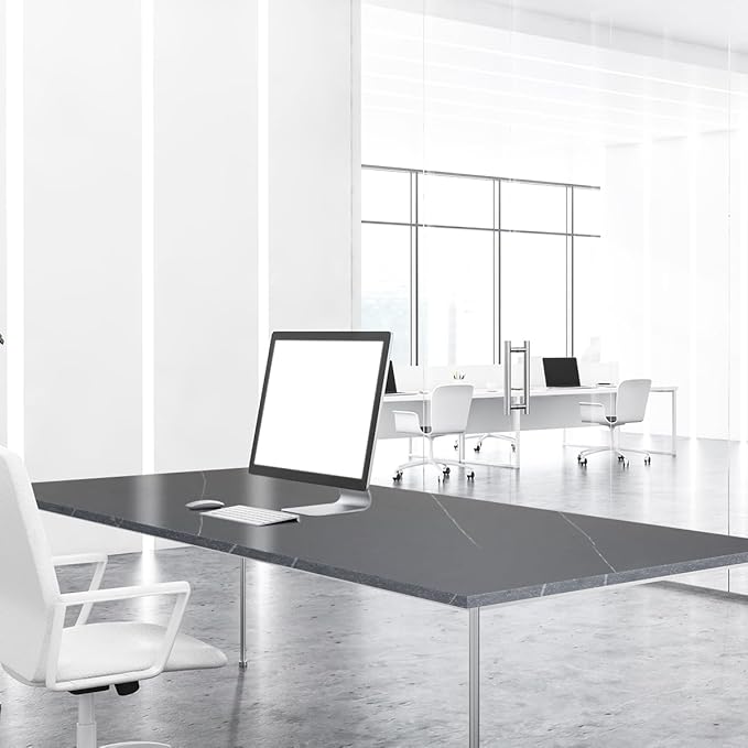 Kaboon Universal Tabletop 55"x27.5", Solid One-Piece Melamine Table Top - Image 7