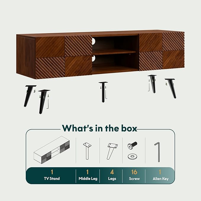 Bme Rhombus Wooden TV Stand - Image 8