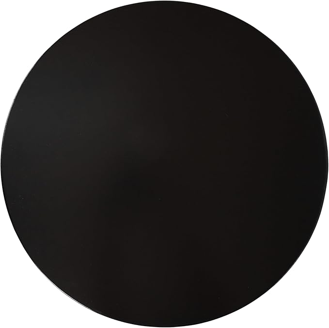Kate and Laurel Nylah Round Wooden Side Table; 24 x 24 x 24; Black; Modern - Image 7