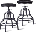 Diwhy Industrial Vintage Counter Stool, Kitchen Counter Height Adjustable by Diwhy