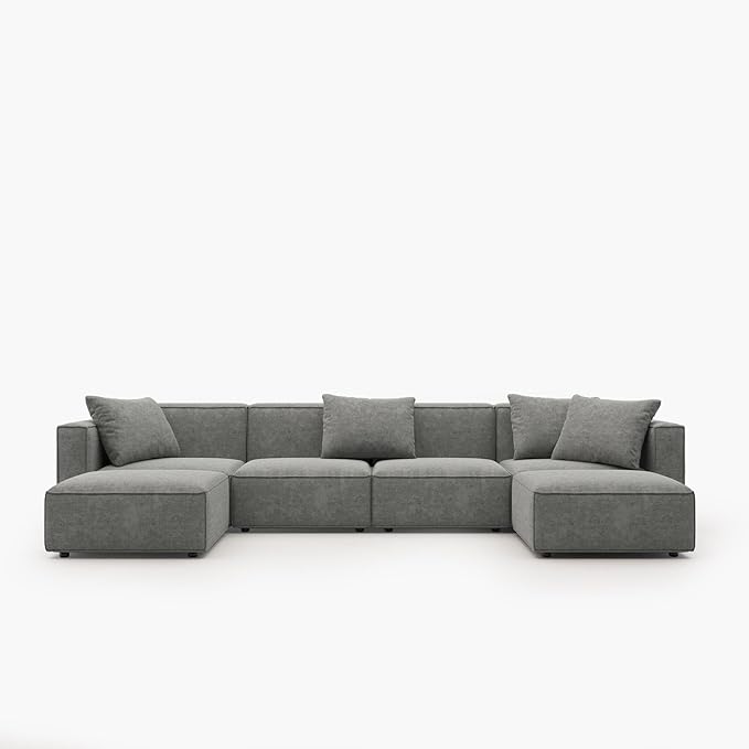 Acanva Luxury Modular Sectional Couch - Image 6