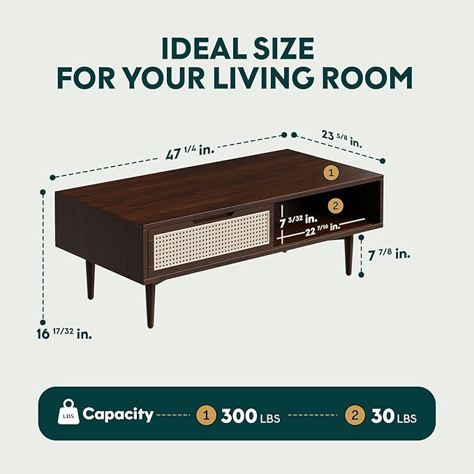 Bme Oliver Coffee Table, Mid Century Modern Coffee Table, Side Table - Image 2