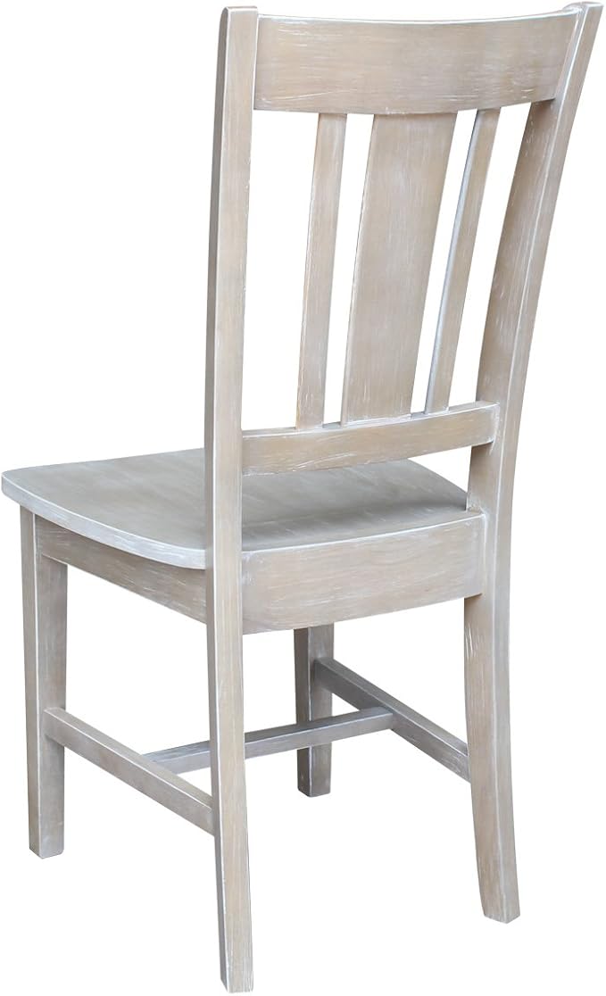 International Concepts San Remo Chair Washed Gray Taupe - Image 5