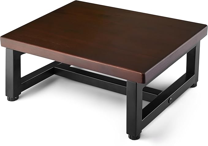 Wooden Step Stool – Heavy Duty One Step Stool by FANATU