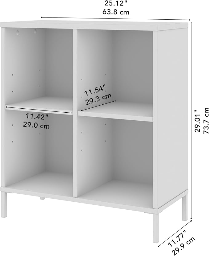 Bush Home Essence 4 Cube Organizer, Living Room Furniture, Essence Collection - Image 6