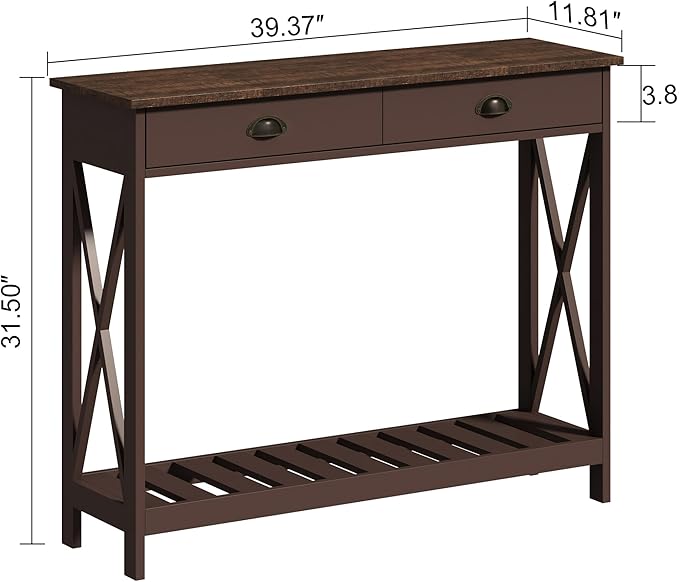 ChooChoo Farmhouse Console Table - Image 2