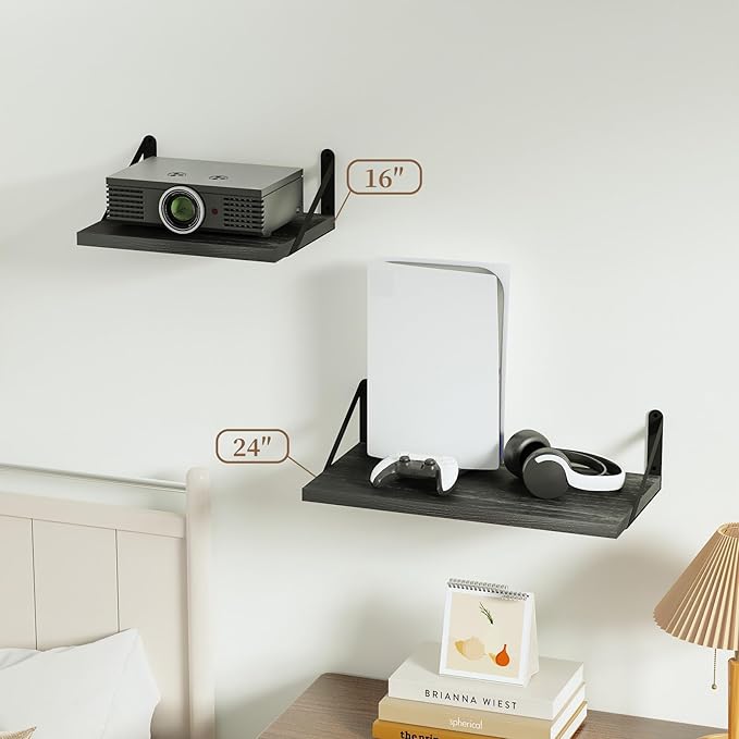 SAUMONIERES Floating Shelves Wall Bookshelf - Image 5