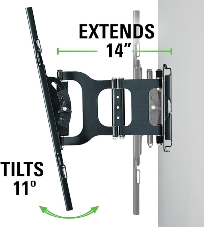Sanus MLF13-B1 Articulating Universal Wall Mount - Image 4