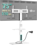 WALI Floor TV Stand with Power Outlet & AV Shelf, Tall TV Stand Mount by WALI