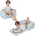 Viviland Kids Chairs for Toddler, 2-in-1 Soft Toddler Couch Fold Out, by VIVILAND
