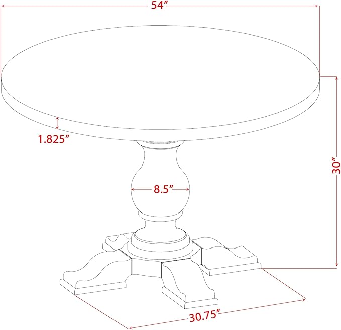 I5DA5-50N-32 5-Piece Modern Dining Table Set - Image 15