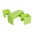 ECR4Kids Tri-Me Table and Cube Chair Set, Lime Green by ECR4Kids