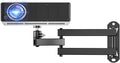 WALI Foldable Projector Wall Mount Universal Adjustable Wall Projector Mount by WALI