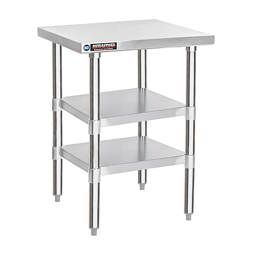 DuraSteel Food Prep Stainless Steel Table by DuraSteel