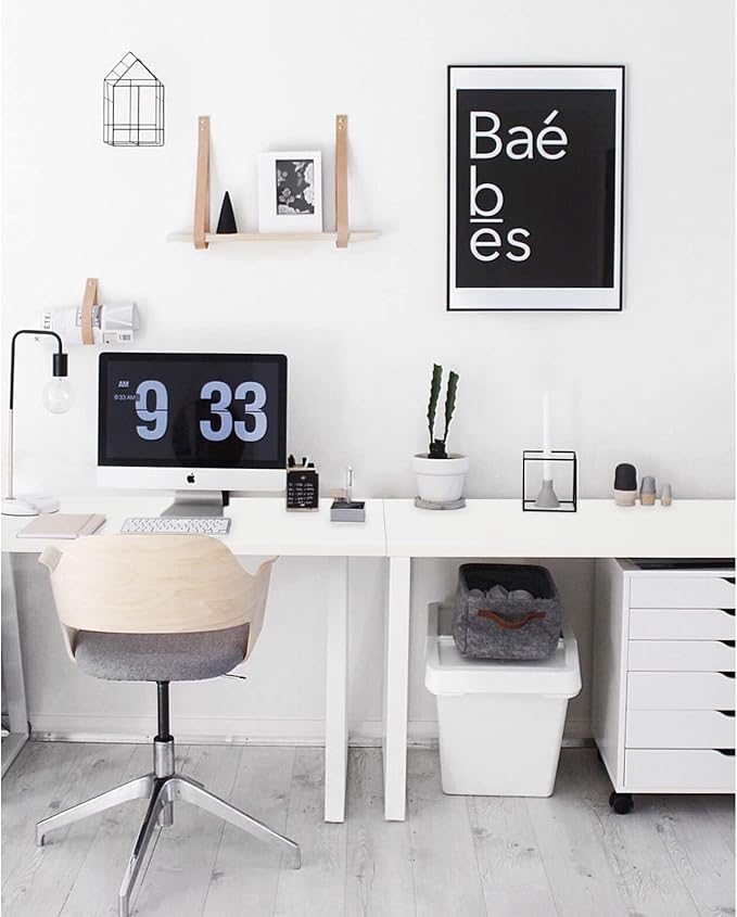 Kaboon 48"x26" Universal Table Top, Solid One-Piece Desktop, Reversible - Image 7