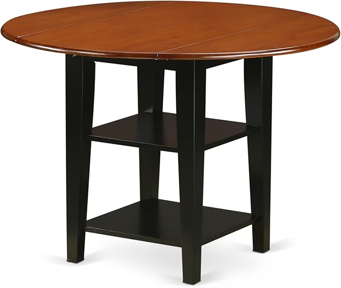 East West Furniture SUAN5-BCH-C 5 Piece Kitchen Table & Chairs Set Includes a - Image 3