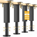 4PCS Adjustable Height Bed Support Legs, 10.2-16.5In, Metal Heavy Furniture Legs by NESAPTO