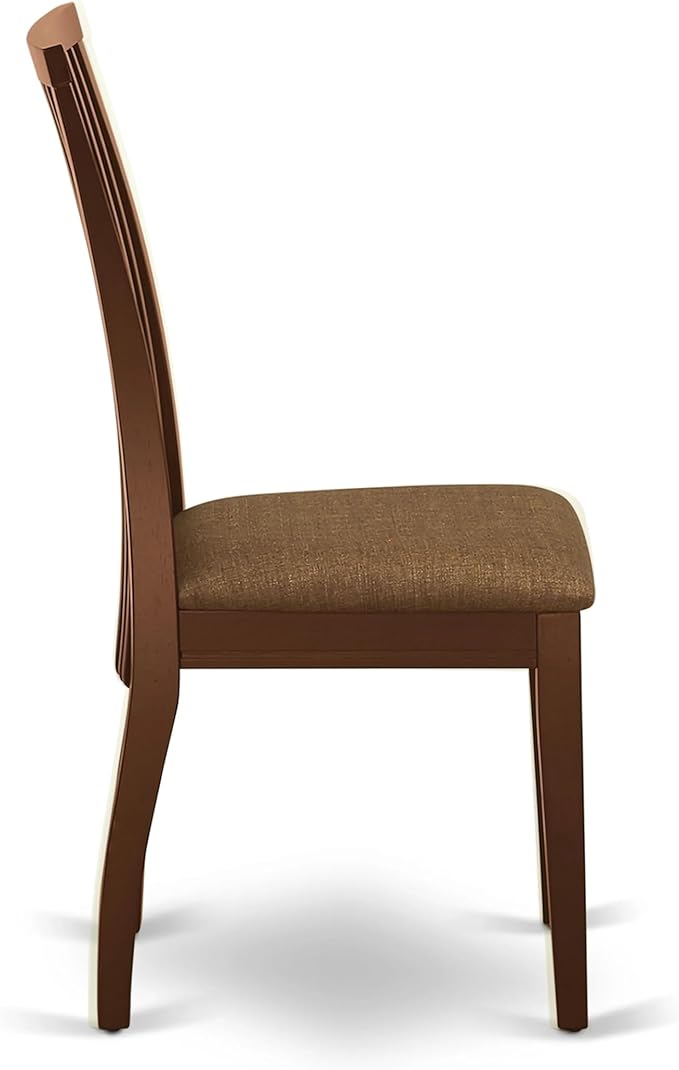 East West Furniture AMIP3-MAH-C 3 Piece Kitchen Table & Chairs Set Contains a - Image 11