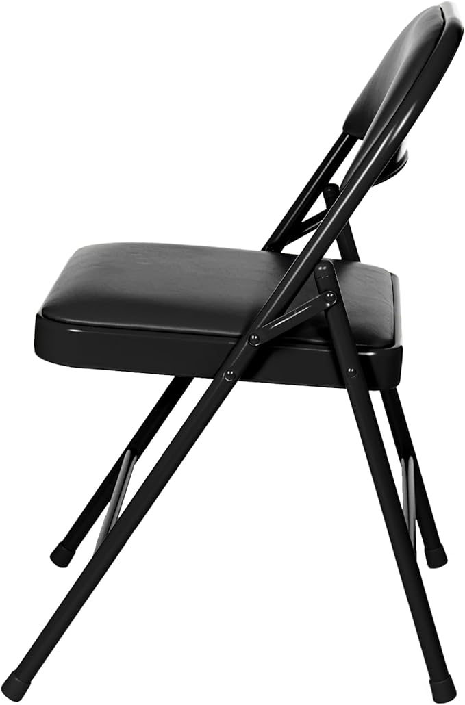OEF Furnishings OEF950 Series Vinyl Padded Steel Folding Chairs - Image 5