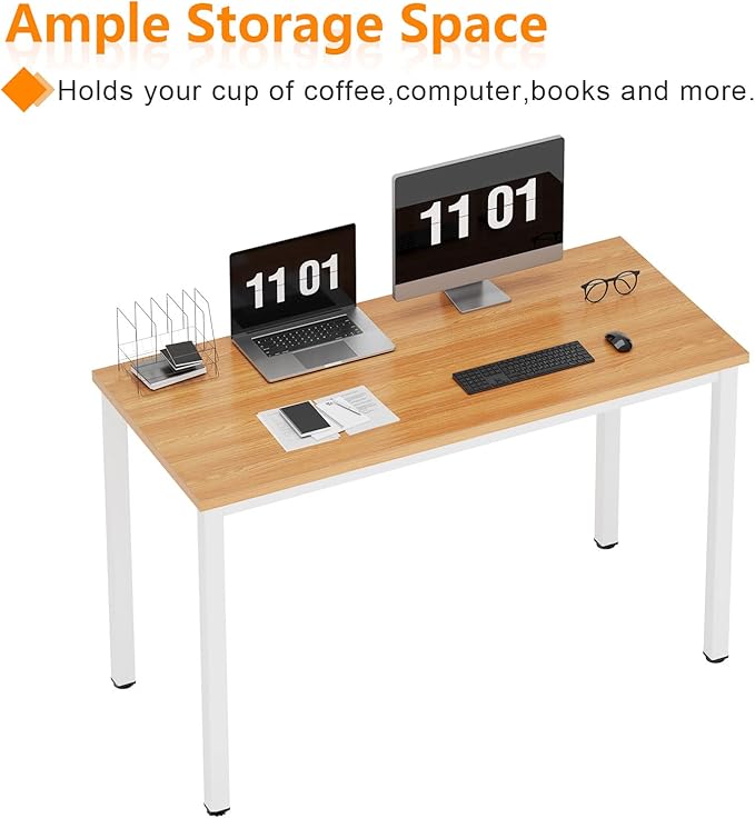 Need Computer Desk, 47 inch Home Office Desk, Modern Simple Style Home Office - Image 7