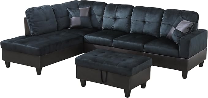 NicBex Sectional Couch 3 Pieces Sofa Set - Image 3