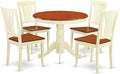 East West Furniture ANAV5-WHI-W 5 Piece Dining Room Furniture Set Includes a by EastWestFurniture