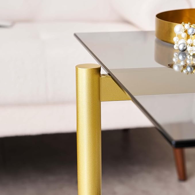 Glass End Table, Mid-Century Modern Design Sofa Table, - Image 8