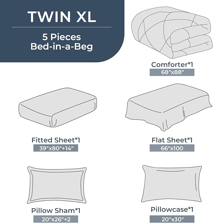 HEVUMYI Twin-XL Comforter Set - Image 5