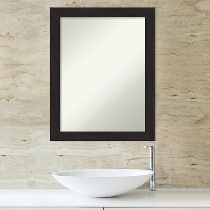 Amanti Art Brown Bathroom Mirror - Image 5