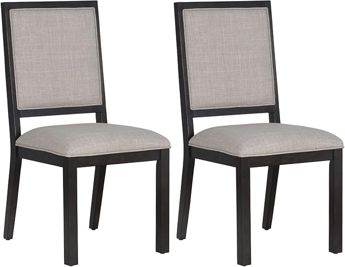 COLAMY Wood Dining Chairs Set of 2, Mid Century Modern Upholstered Kitchen - Image 9
