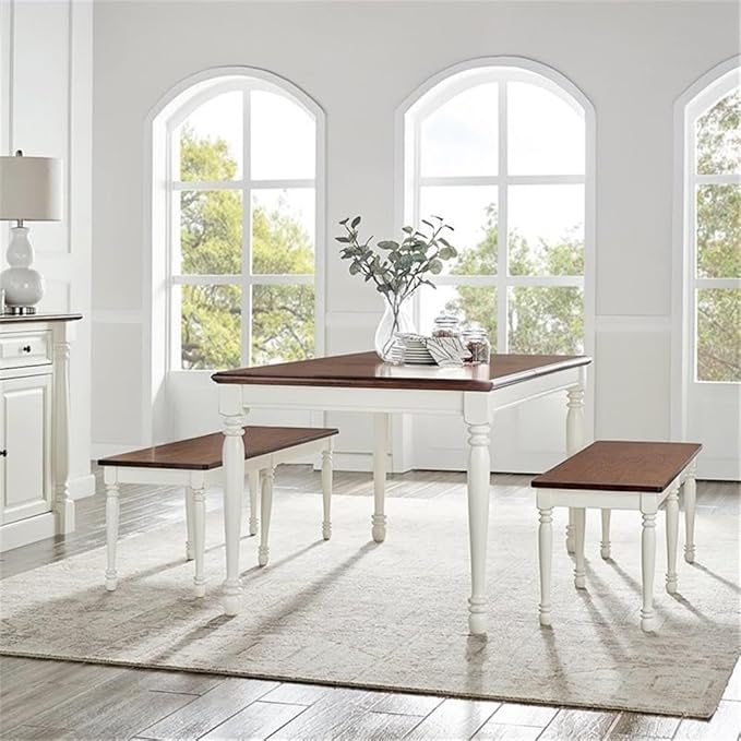 Crosley Furniture Shelby 3-Piece Traditional Dining Table Set - Image 5