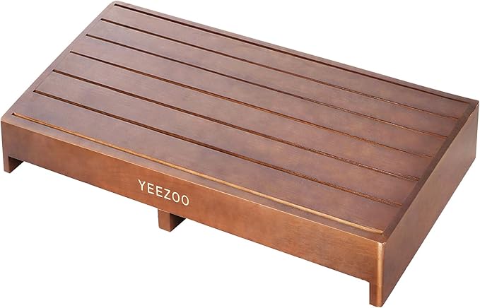 Wooden one Step Stool- Solid Pine Wood Step Riser by yeezoo