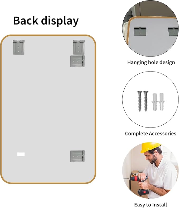 Large Modern Bathroom Mirror - Image 6