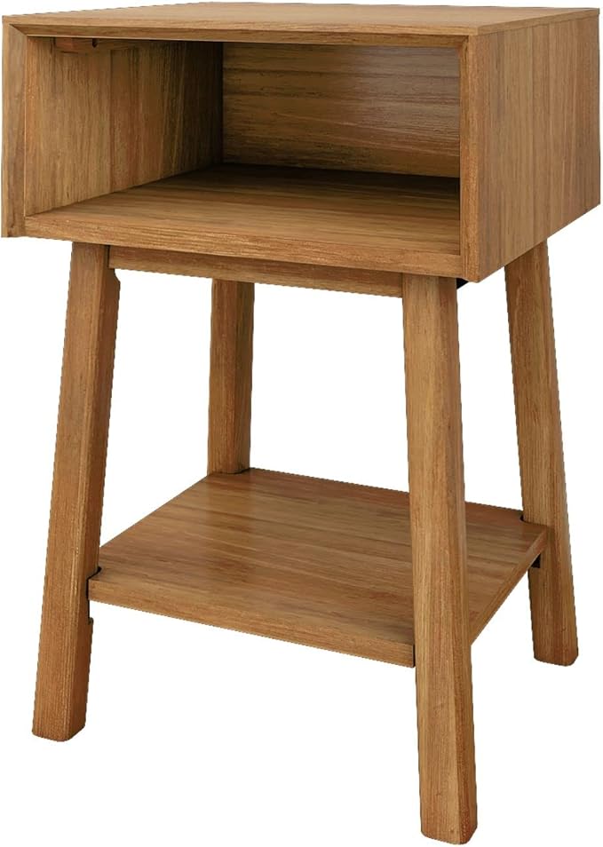 Plank+Beam Wooden Side Table - Image 4
