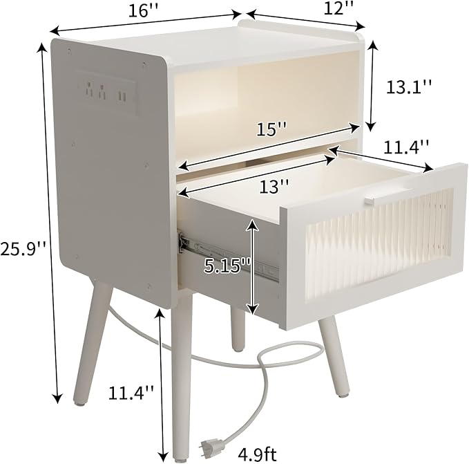 Mid Century Modern Nightstand - Image 3